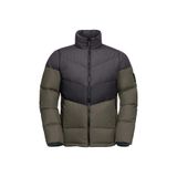 Jack Wolfskin Fearless Down Erkek Outdoor Mont, Haki-Lacivert, XL