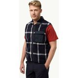 Jack Wolfskin Felslicht Check Erkek Yelek Lacivert M