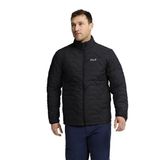Jack Wolfskin FLEXTREK INS JKT M Siyah Regular Fit Kapitone Erkek Spor Mont