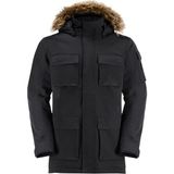 Jack Wolfskin Glacier Canyon Parka Erkek Siyah Outdoor Ceketi