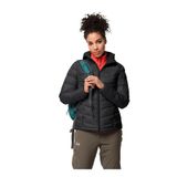 Jack Wolfskin Helium Kadın Outdoor Kuştüyü Montu, Siyah, XS