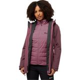 Jack Wolfskin Hunberg 3ın1 Kadın Outdoor Mont A62510 - Pembe