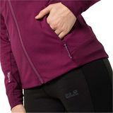 Jack Wolfskin Hydro Grid Fleece Kadın Mor Outdoor Ceketi - Mürdüm
