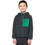 Jack Wolfskin Ice Curl Hood Jacket K Unisex Çocuk Polar Ceket - Antrasit