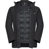 Jack Wolfskin Icecape 3in1 Down Erkek Ceket - Siyah