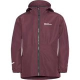 Jack Wolfskin Iceland 3in1 Jacket K Unisex Çocuk Outdoor Ceketi - Mürdüm