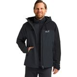 Jack Wolfskin Jack Wolfskın Wild Places Jkt M Erkek 3'Ü 1 Arada Outdoor Montu A65257-6350 Siyah