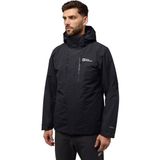 Jack Wolfskin Jasper 3in1 Erkek Outdoor Mont A61858 - 3XL - Black