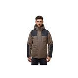 Jack Wolfskin Jasper 3İN1 JKT Cold Coffee Erkek Su Geçirmez Outdoor Mont