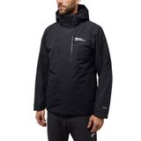 Jack Wolfskin Jasper 3In1 Jkt M Erkek Outdoor Montu A61858-6000 Siyah 2XL