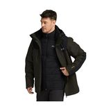 Jack Wolfskin Jasper Pro 3ın1 Jkt M Erkek Outdoor Montu (3'ü 1 Arada) A66293-E0205 Yeşil - 2XL