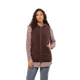 Jack Wolfskin Kadın High Curl Long Vest W Polar Yelek