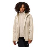 Jack Wolfskin Kadın Mont 3ü 1 Arada Fermuarlı Kapüşonlu Outdoor Kışlık