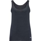 Jack Wolfskin Kadın Pack & Go Tank W kolsuz tişört, gece mavisi, S EU