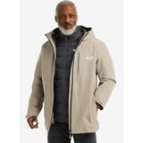 Jack Wolfskin Kapüşonlu Mont, L, 5003312694, Bej, Erkek