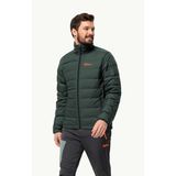 Jack Wolfskin Koyu Yeşil Erkek Kapüşon Yaka Mont Ather Down Jkt