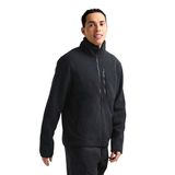 Jack Wolfskin LAKE RIDGE JKT M Siyah Dik Yaka Regular Fit Fitilli Desen Erkek Polar Sweatshırt