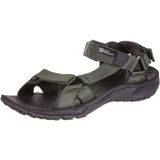 Jack Wolfskin Lakewood Ride Sandal M, yürüyüş turları ve günlük kullanım için hafif erkek sandaleti, kaymaz tabanlı plaj ayakkabısı, bakımı kolay, erkekler için, Ada Yosunu, 40.5 EU