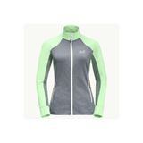 Jack Wolfskin Milford Sky Jacket W Kadın Spor Softshell Polar Ceket, Milky Green, S Beden