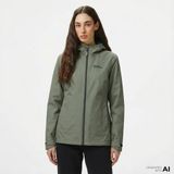 Jack Wolfskin Moonrise 3in1 Ceket, XS, 1115621-4137, Yeşil, Kadın