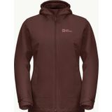 Jack Wolfskin MOONRISE 3IN1 JKT W Mor Kadın Mont