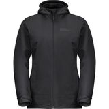 Jack Wolfskin Moonrise 3in1 Kadın Siyah Outdoor Ceketi