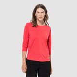 Jack Wolfskin Pack & Go 3/4 Kadın T-shirt 1806654-2058 - XS - Nar Çiçeği