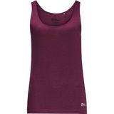 Jack Wolfskin Pack Go Tank Kadın Yeşil Tank Top - Bordo