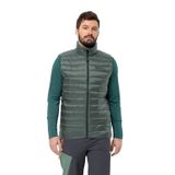 JACK WOLFSKIN PILVI DOWN VEST M Erkek YELEK, Hedge Green, XXL