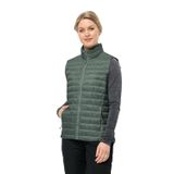 Jack Wolfskin Pilvi Down Vest W erkek yeleği, Yeşil (Hedge Green), M