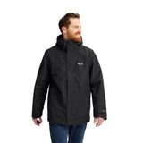 Jack Wolfskin PINETRAIL 3IN1 JKT M Siyah Regular Fit Erkek Spor Mont