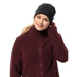 JACK WOLFSKIN RIB BEANIE Unisex Yetişkin Bere black One Size