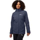 Jack Wolfskin Rotwand 3ın1 Jkt W Kadın Outdoor Ceket A60333-1388 Graphite - 2XL - Renkli