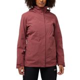 Jack Wolfskin Rotwand 3in1 Kadın Ceket Kırmızı S