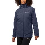 Jack Wolfskin Rotwand 3IN1 Kadın Mont Mavi S