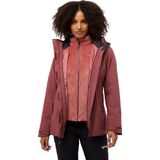 Jack Wolfskin Rotwand 3ın1 Kadın Outdoor Ceketi A60333 - Koyu Pembe