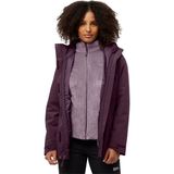 Jack Wolfskin Rotwand 3ın1 Kadın Outdoor Ceketi A60333 - Mor