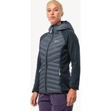 Jack Wolfskin Routeburn Hybird Kadın Siyah Mont - T0150-Siyah - XS