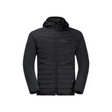 Jack Wolfskin Routeburn Pro Hybrid Black Erkek Outdoor Ceket