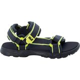 Jack Wolfskin Seven Seas 3 Unisex Çocuk Kahverengi Sandalet - Lacivert
