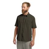 Jack Wolfskin Sierra Canyon SS SHIRT M Erkek Gömlek obsidian moss M
