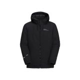 Jack Wolfskin Snowcurl 3in1 Erkek Çocuk Siyah Outdoor Ceketi