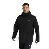 Jack Wolfskin STONETRAIL 3IN1 JKT M Siyah Regular Fit Logo Baskılı Erkek Spor Mont