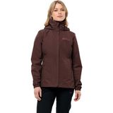 Jack Wolfskin Stormy Point 2L Bordo Kadın Outdoor Ceketi 1111202-2866 - Renkli