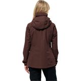 Jack Wolfskin Stormy Point 2L Bordo Kadın Outdoor Ceketi 1111202-2866