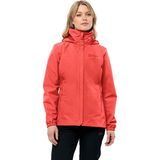 Jack Wolfskin Stormy Point 2L Jkt W Kadın Mont - XS - Kırmızı