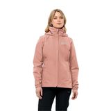 Jack Wolfskin Stormy Point 2L Jkt W Kadın Pembe Outdoor Ceketi