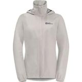 Jack Wolfskin Stormy Point 2l Kadın Bej Outdoor Ceketi - Krem - XS