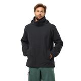 Jack Wolfskin Stormy Point 2L Siyah Erkek Outdoor Ceket
