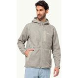 Jack Wolfskin Tannenspur Hooded Jkt M Erkek Sweat 1711121 - Haki - Siyah - XL